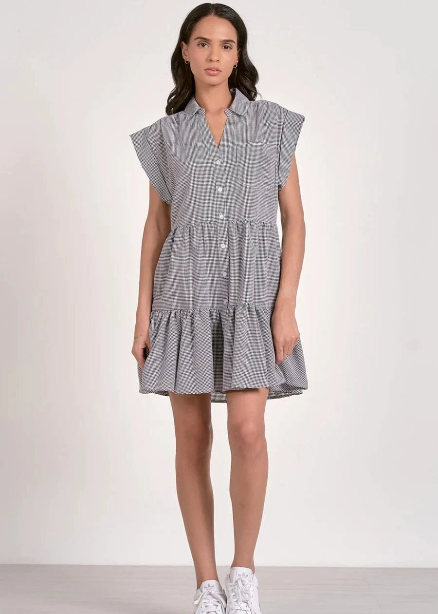 Elan Dress Wren Seersucker Dress