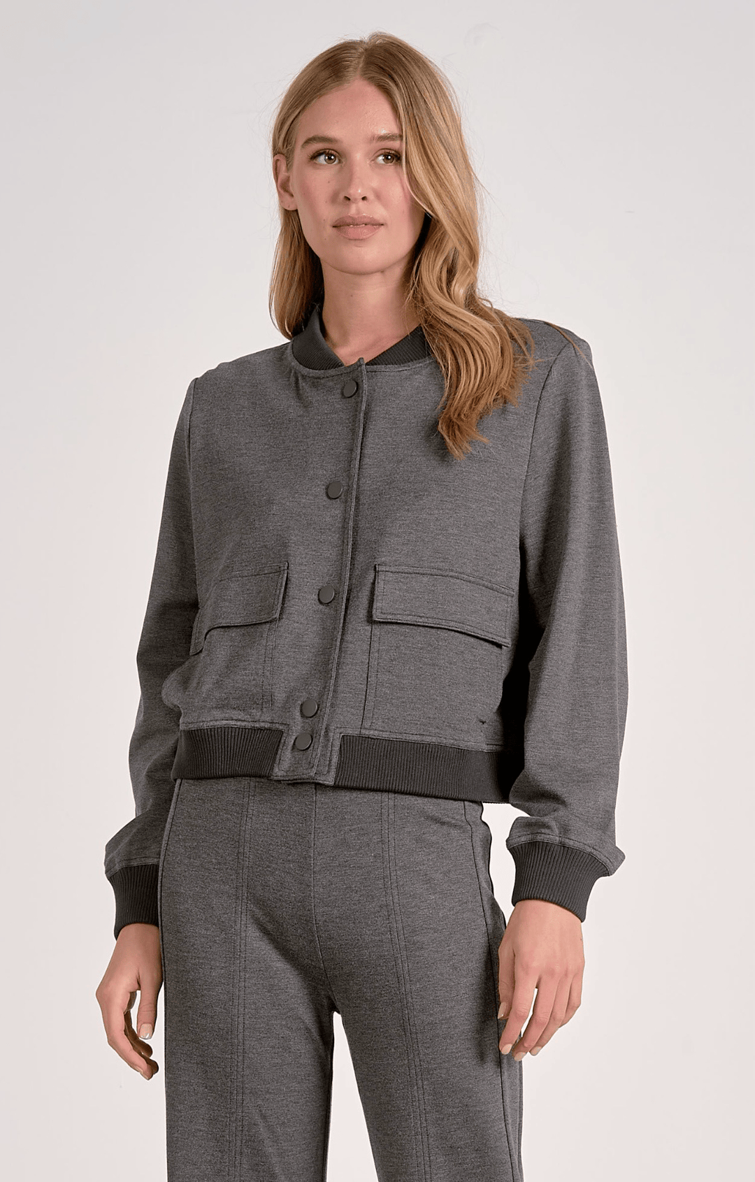 Elan Jacket Heather Grey / S Simone Bomber
