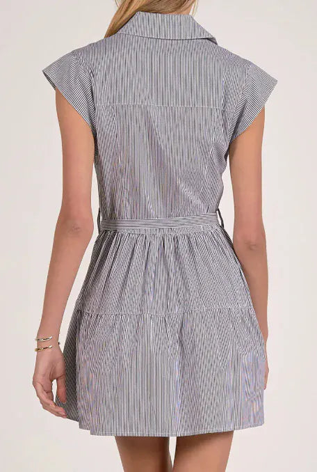 Elan Midi Dress Marisol Striped Midi Dress