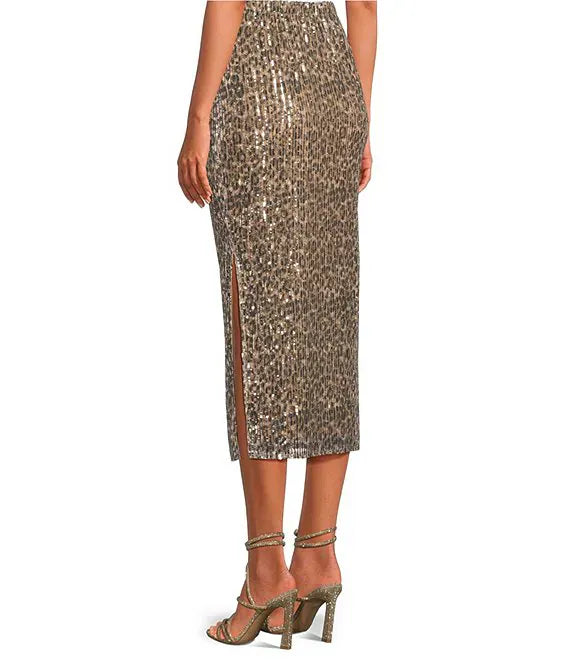 Elan Skirt Lyla Sequin Maxi Skirt