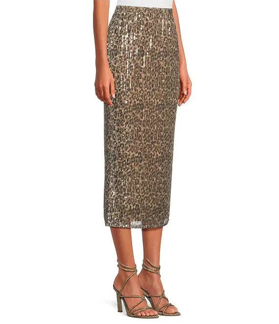 Elan Skirt Lyla Sequin Maxi Skirt