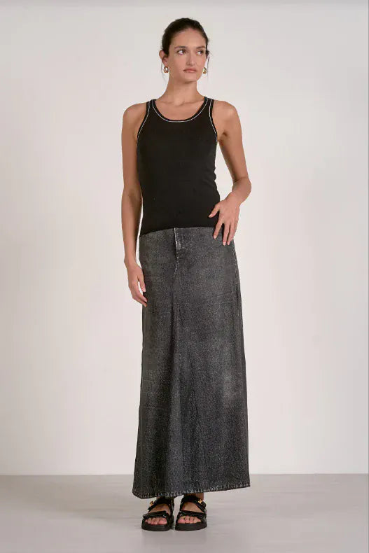 Elan Tank Gia Contrast Stitch Tank