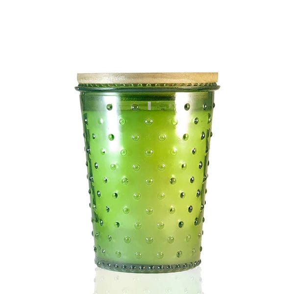 Eleven Point Scentations Candles Verde w/ Texas Lid / 14oz Compass Hobnail Candle