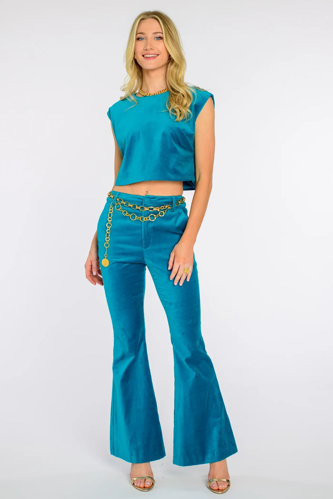 Elizabeth James Pants Solid Turquoise / XS Tilda Pant