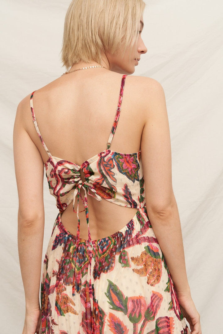 En Creme Dress Lola Shimmer Maxi Dress