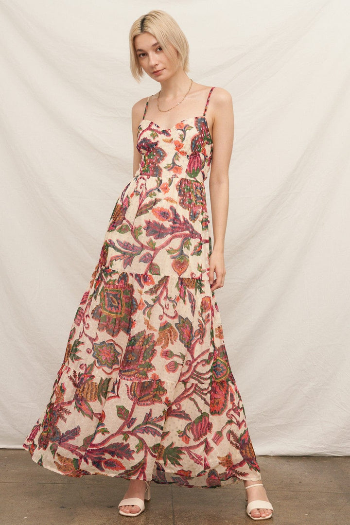 En Creme Dress Multi Color / S Lola Shimmer Maxi Dress