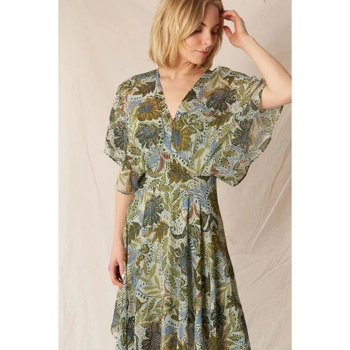En Creme Dress Zoe Floral Dress