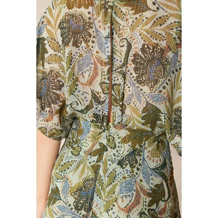 En Creme Dress Zoe Floral Dress