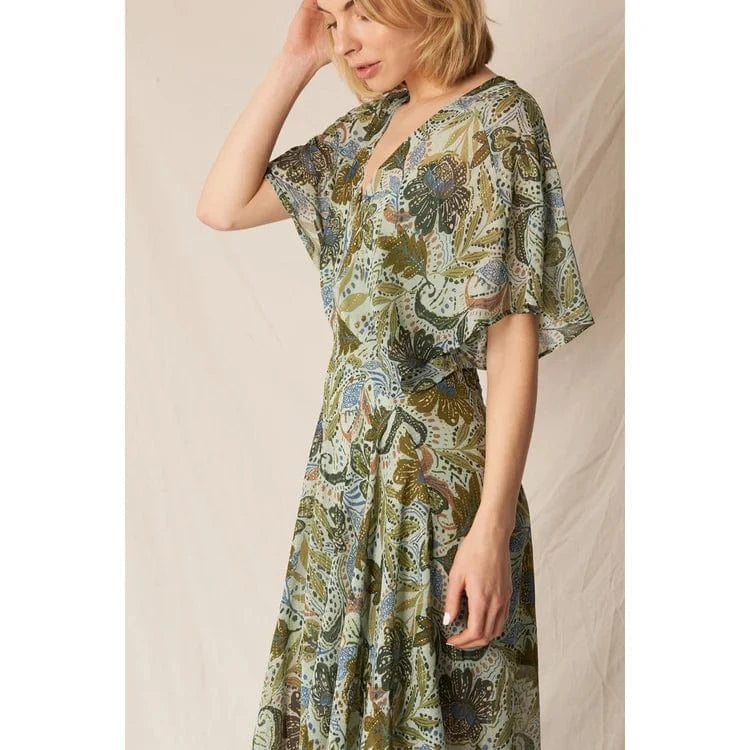 En Creme Dress Zoe Floral Dress