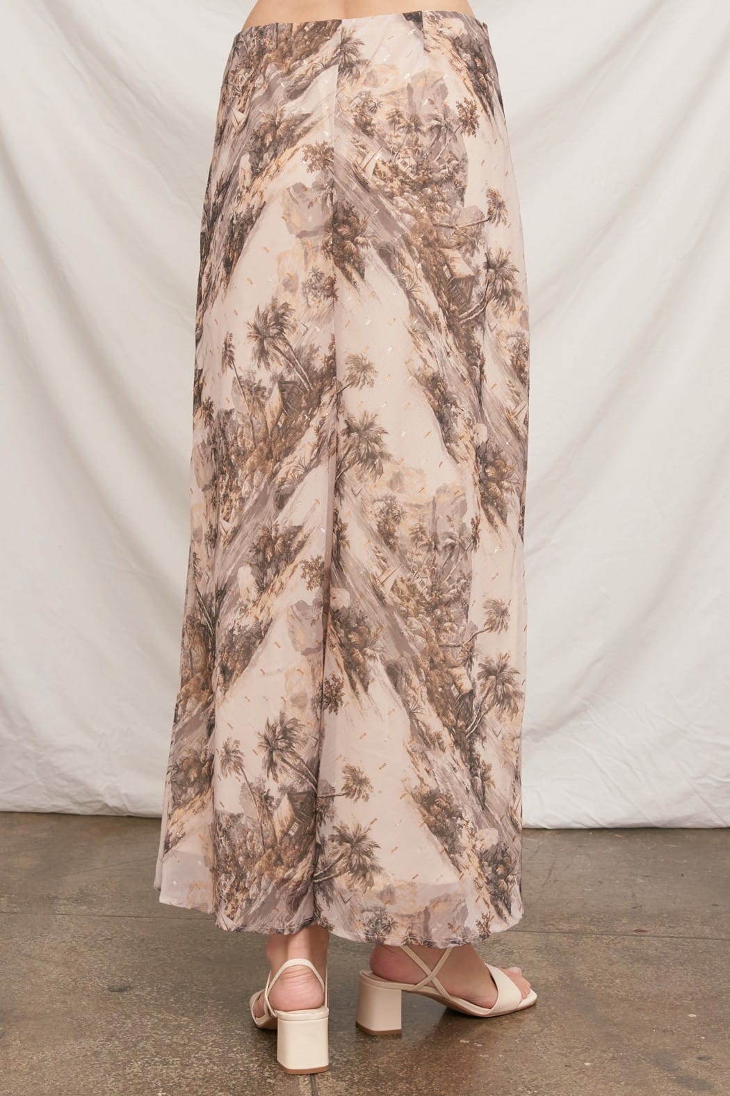 En Creme Maxi Skirt Daniella Luxe Skirt
