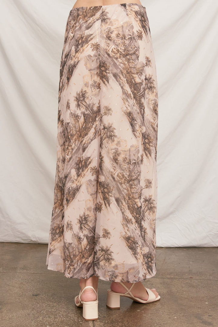 En Creme Maxi Skirt Daniella Luxe Skirt