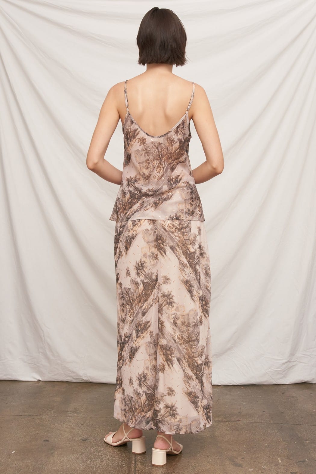 En Creme Maxi Skirt Daniella Luxe Skirt