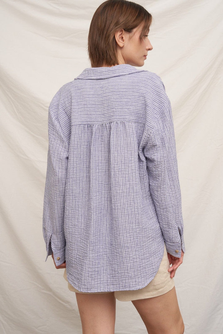 En Creme Top Madilyn Textured Top