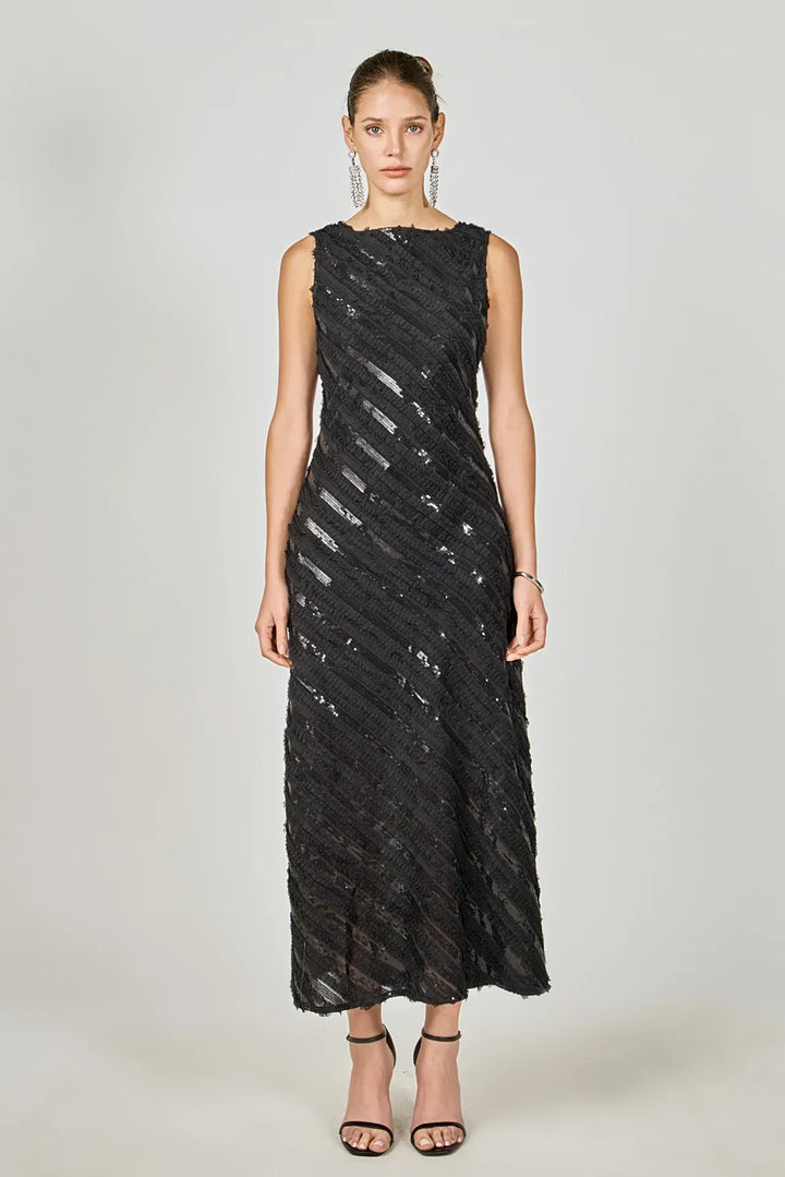 Endless Rose Dress Black / XS Buena Textured Dress