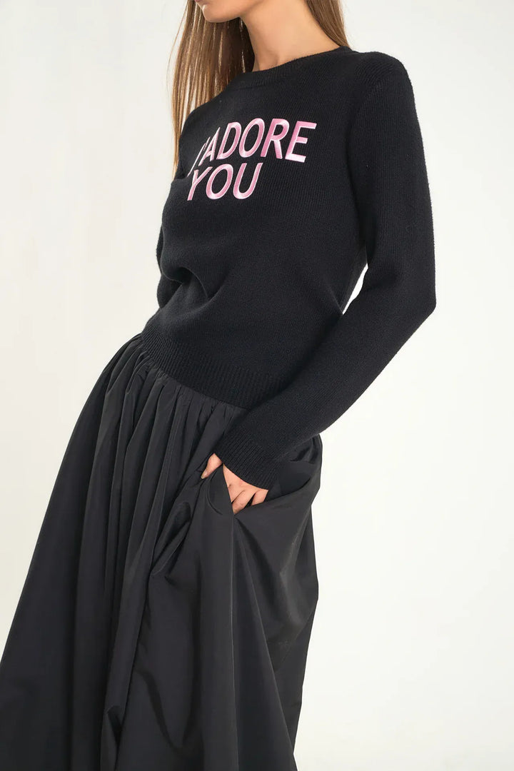 Endless Rose Sweater J'adore You Sweater