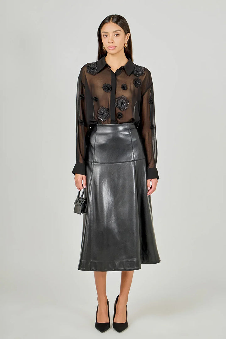 Endless Rose Top Clara Floral Shirt Blouse