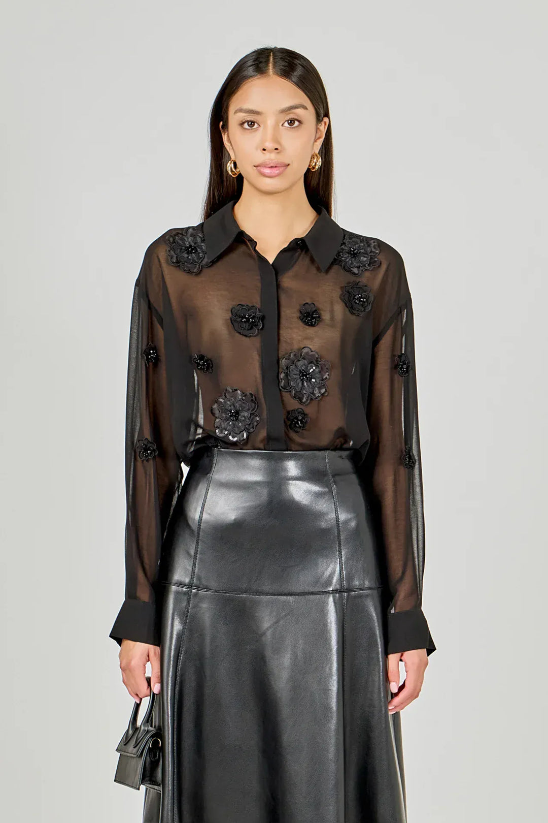 Endless Rose Top Clara Floral Shirt Blouse