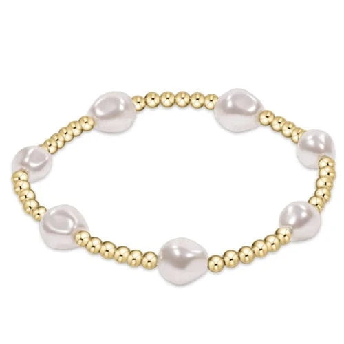 enewton Bracelet Admire Gold 3mm Bead Bracelet - Pearl