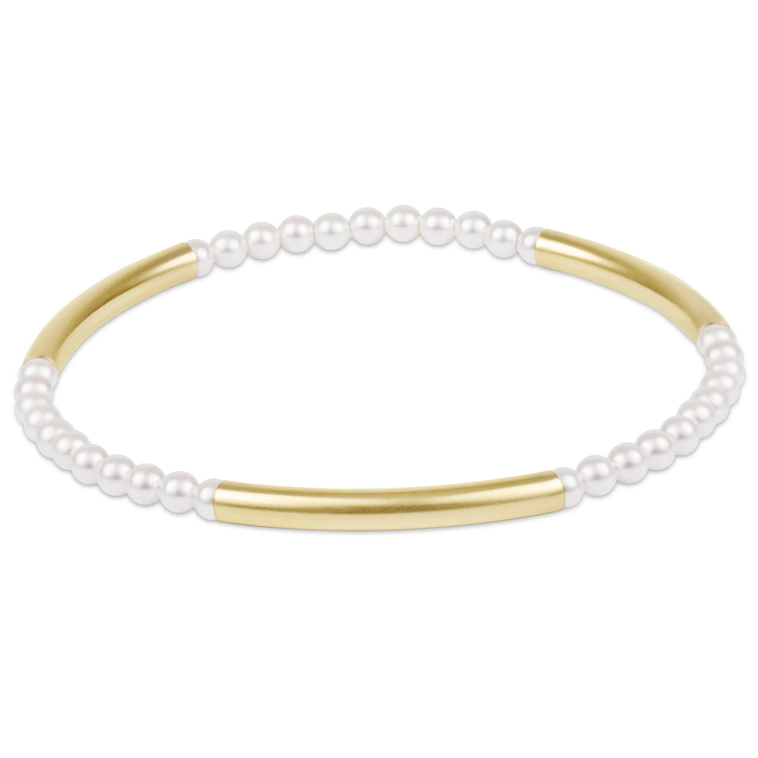 enewton Bracelet Bliss Bar Pattern Pearl 3mm Bracelet