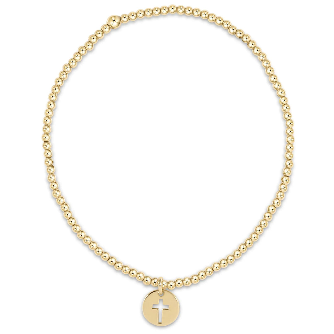 enewton Bracelet Classic Gold 2mm Bracelet - Blessed Small Gold Disc