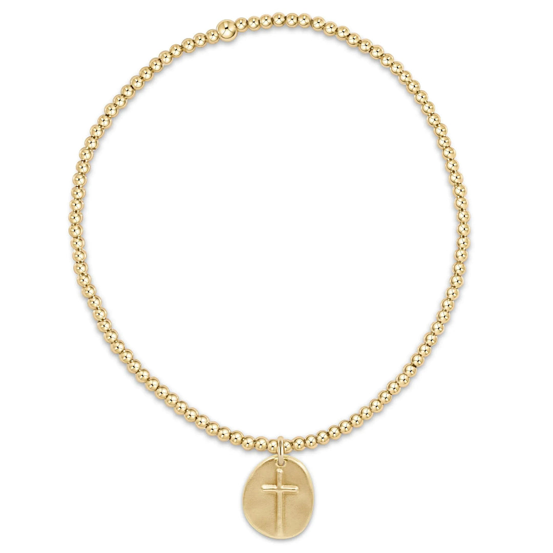 enewton Bracelet Classic Gold 2mm Bracelet - Inspire Small Gold Disc