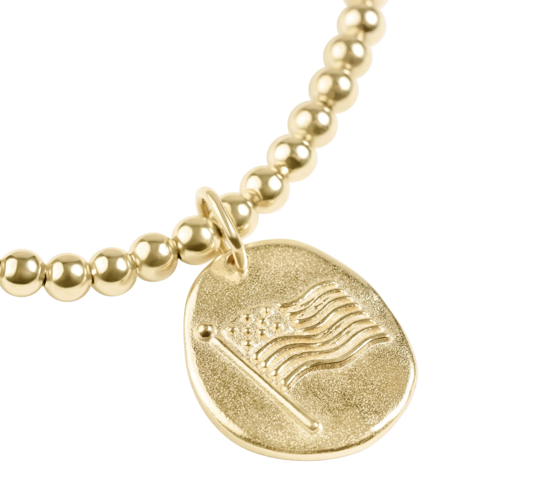 enewton Bracelet Classic Gold 3mm Bracelet - Inspire America Gold Disc