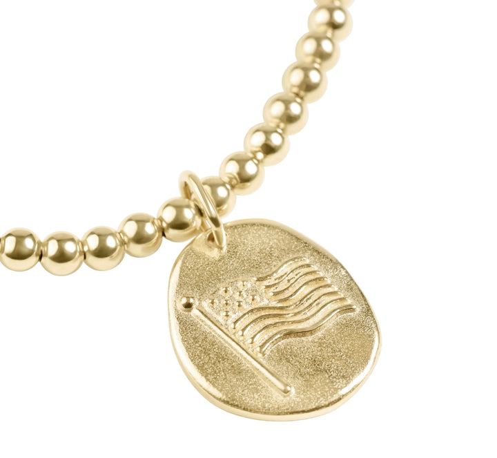 enewton Bracelet Classic Gold 3mm Bracelet - Inspire America Gold Disc