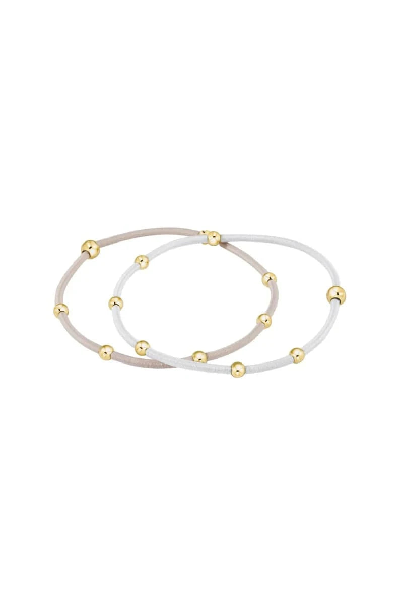 enewton Bracelet "E"essentials Bracelet Hair Tie Set - Dove