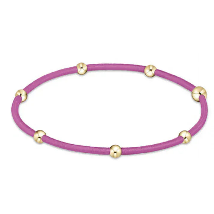 enewton Bracelet "E"essentials Bracelet Hair Tie Set - Fuchsia