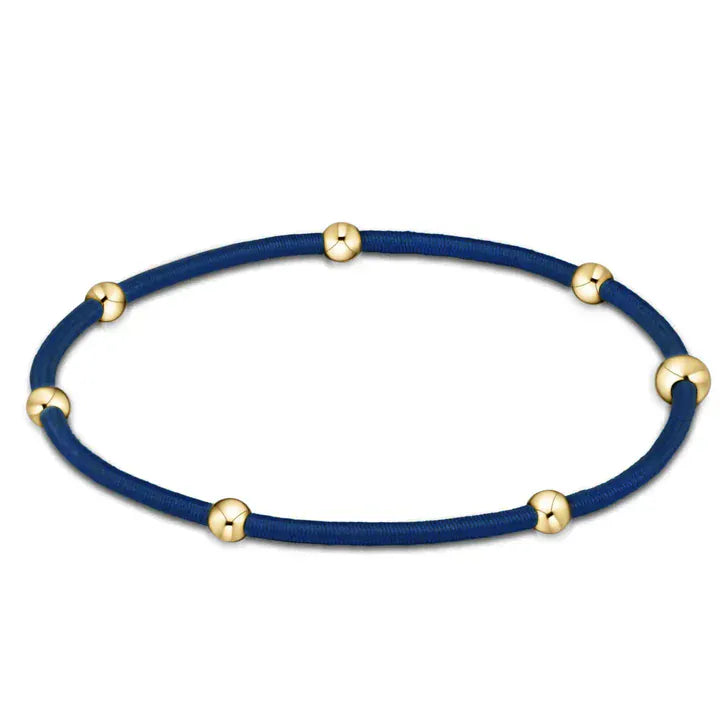 enewton Bracelet "E"essentials Bracelet Hair Tie Set - Navy