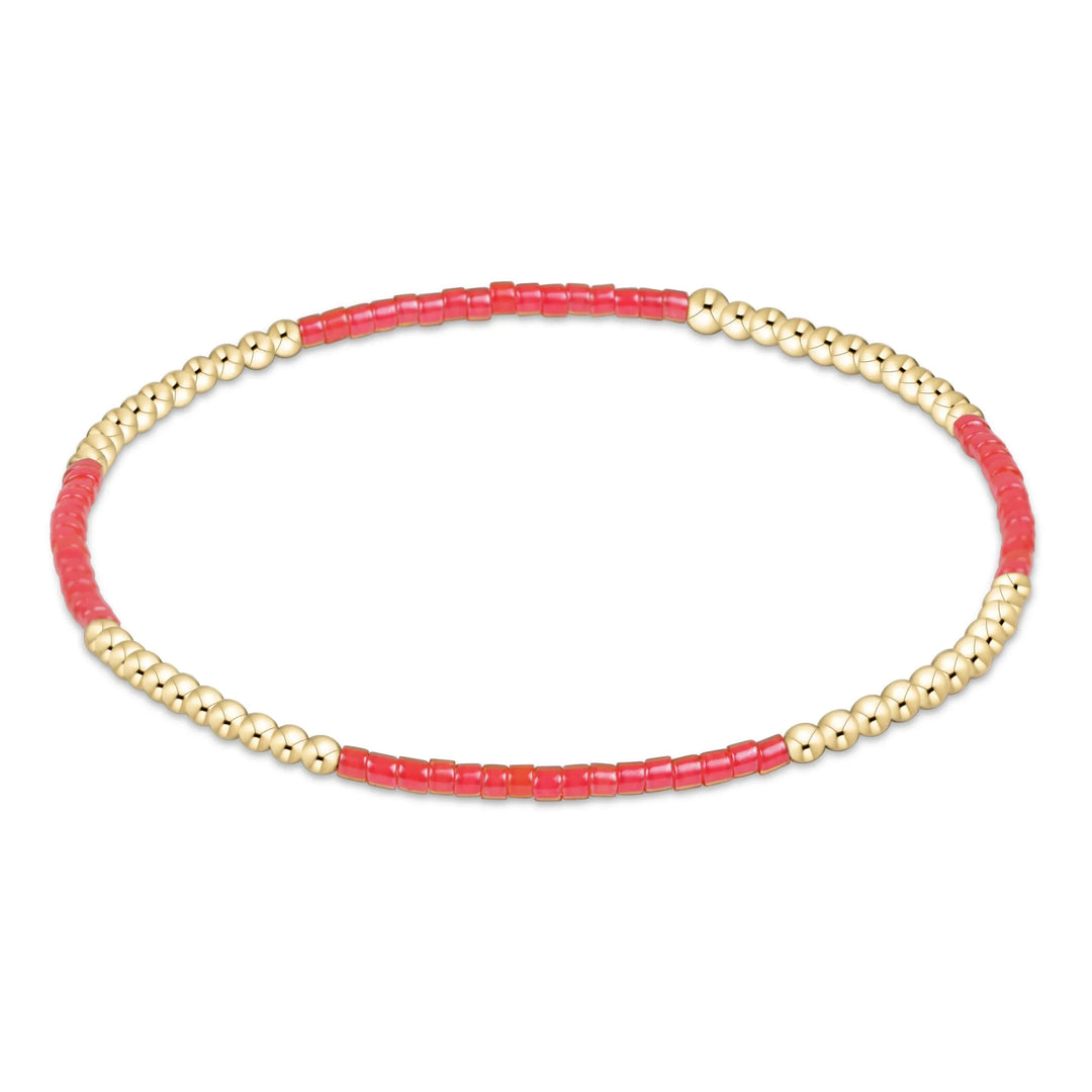 Hope Blissful Bracelet by enewton in sherbert color, showcasing vibrant beads and a delicate, stylish design.