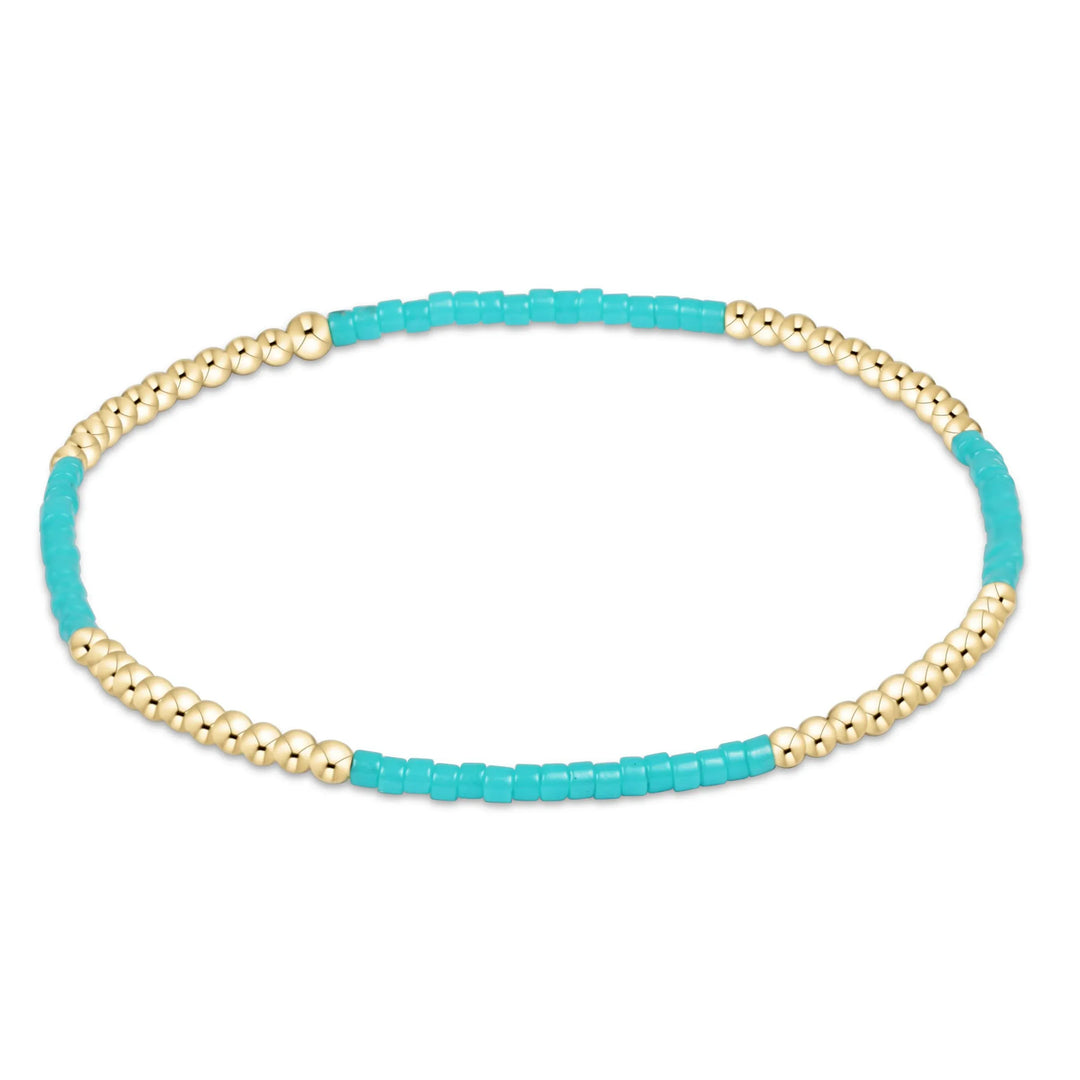 Enewton Hope Blissful Bracelet with turquoise beads, stylish jewelry accessory featuring vibrant, natural gemstone accents.