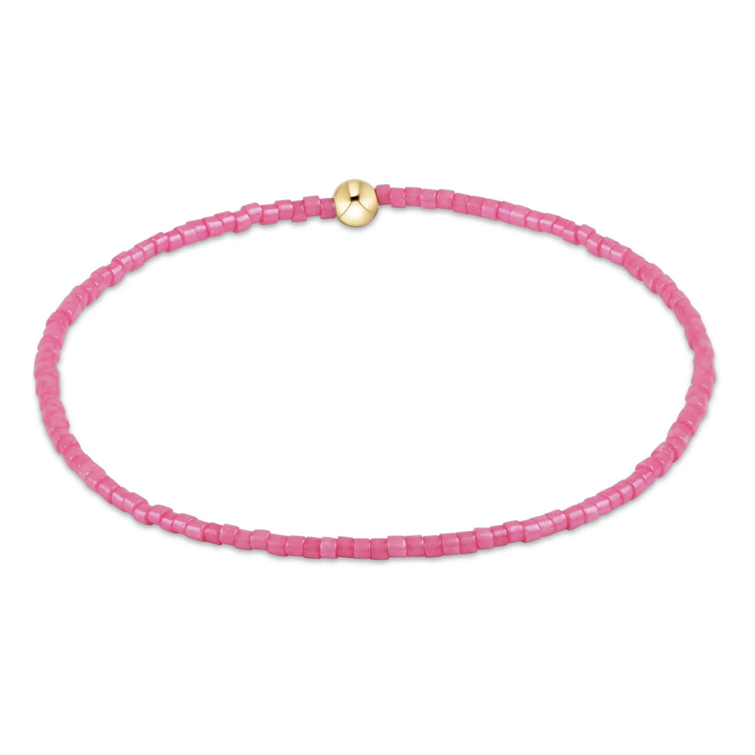 enewton Hope Classic Bracelet in Bubblegum pink showing a stylish, adjustable bracelet with smooth beads and a simple clasp.