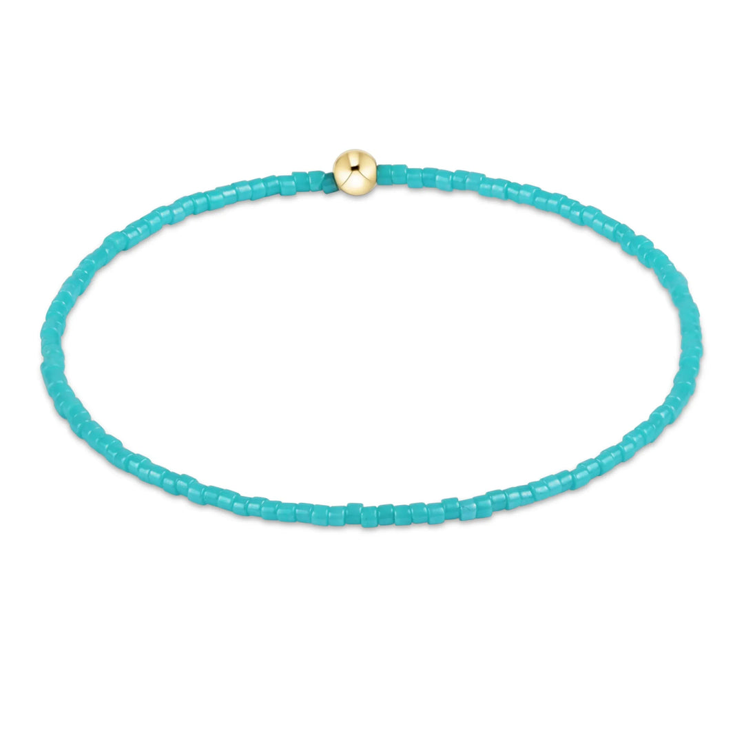 Enewton Hope Classic bracelet featuring turquoise beads and a silver clasp, stylish and elegant jewelry accessory.