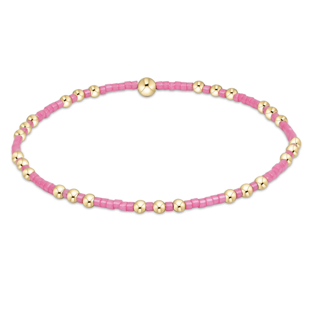 Enewton Hope Joy bracelet in bubblegum pink with colorful beads, stylish jewelry accessory for uplifting looks.