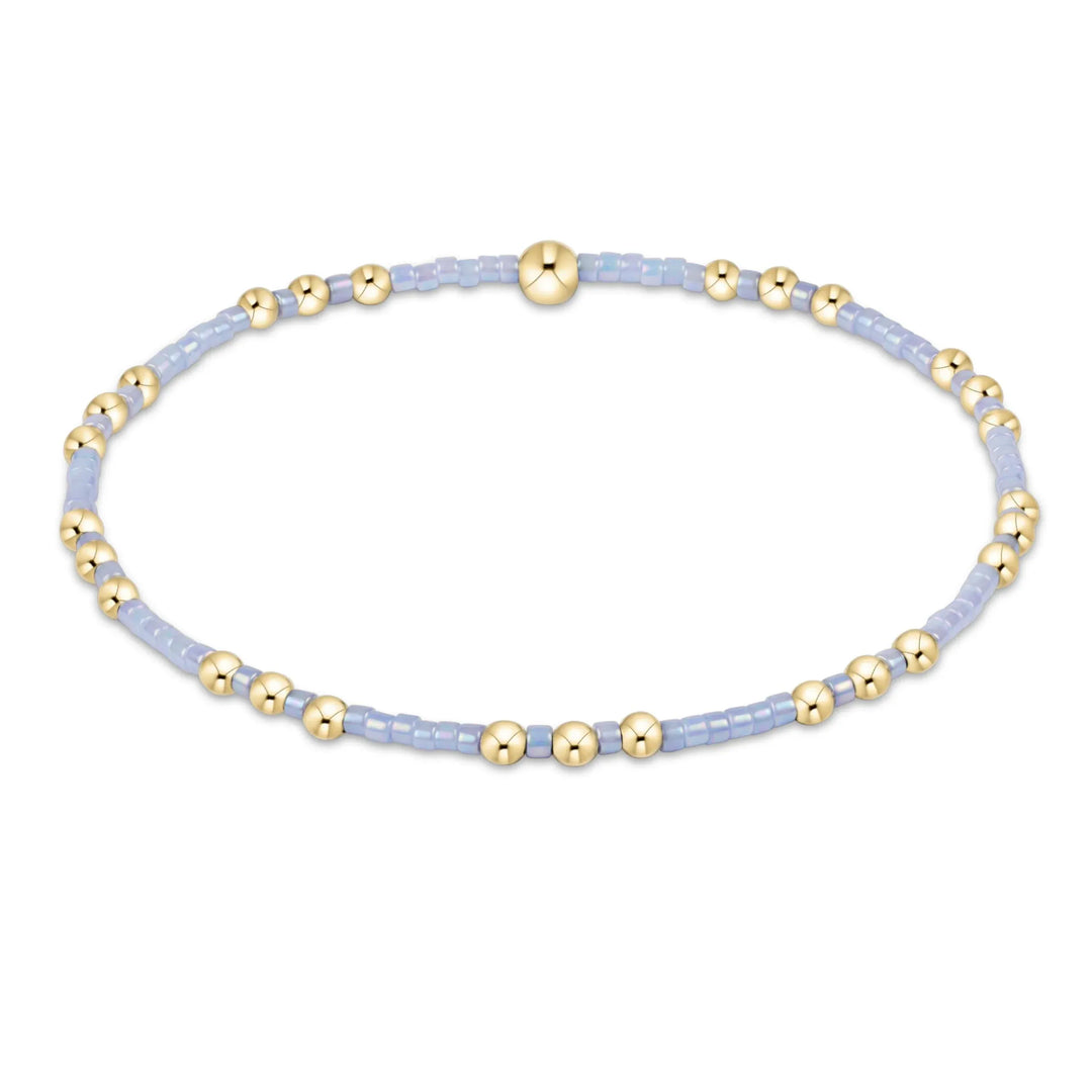 Enewton Hope Joy bracelet in Ocean Mist with beaded design and silver accents, stylish accessory for everyday wear.