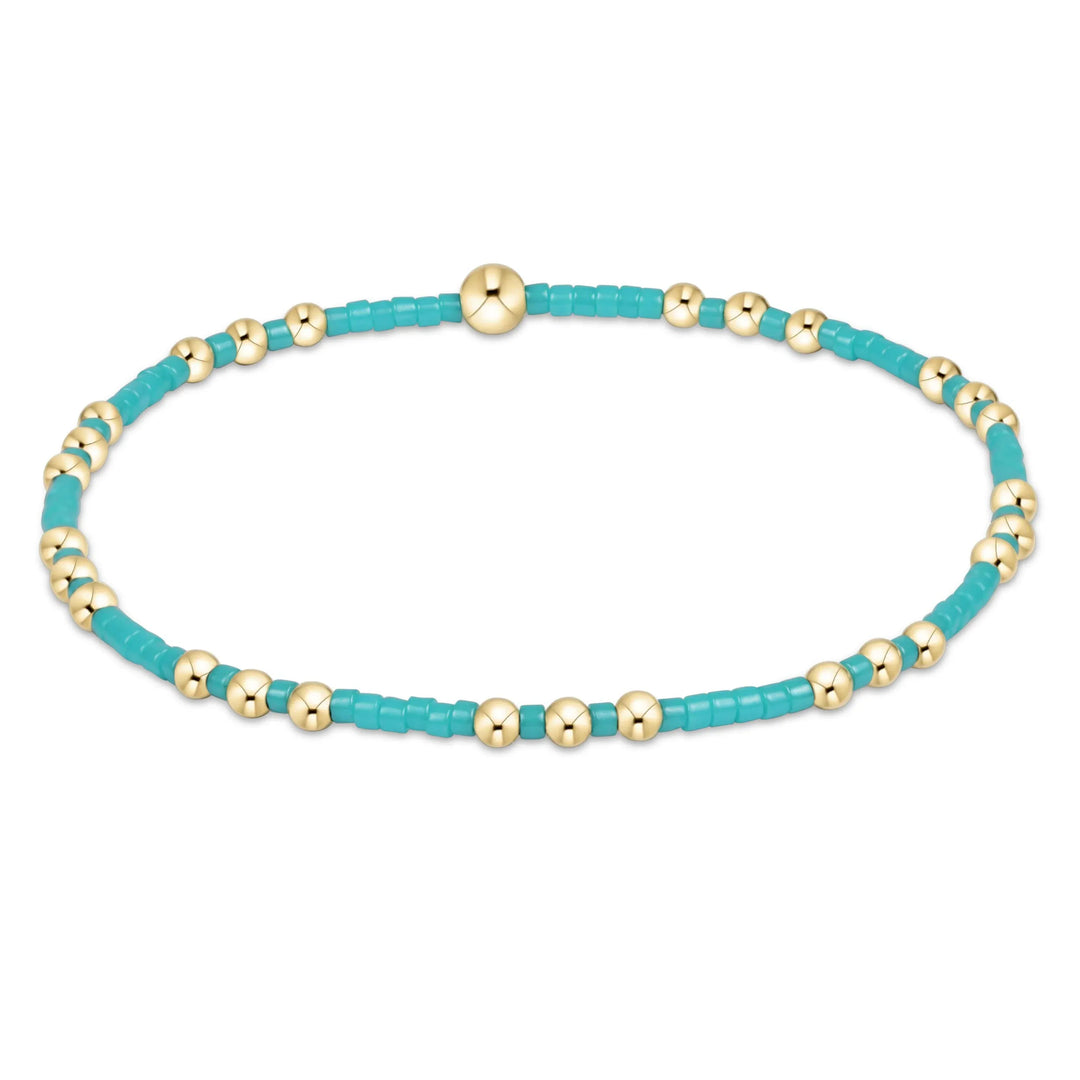 Enewton Hope Joy bracelet featuring turquoise beads, designed for a stylish and meaningful accessory.