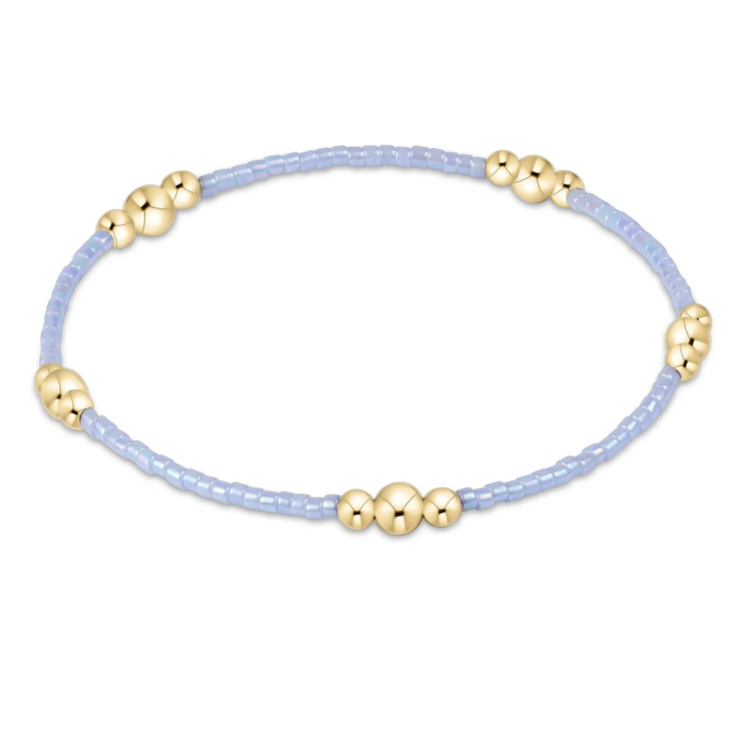 Enewton Hope Purpose Gold Bracelet in Ocean Mist featuring delicate chain and subtle gold accents for elegant style.