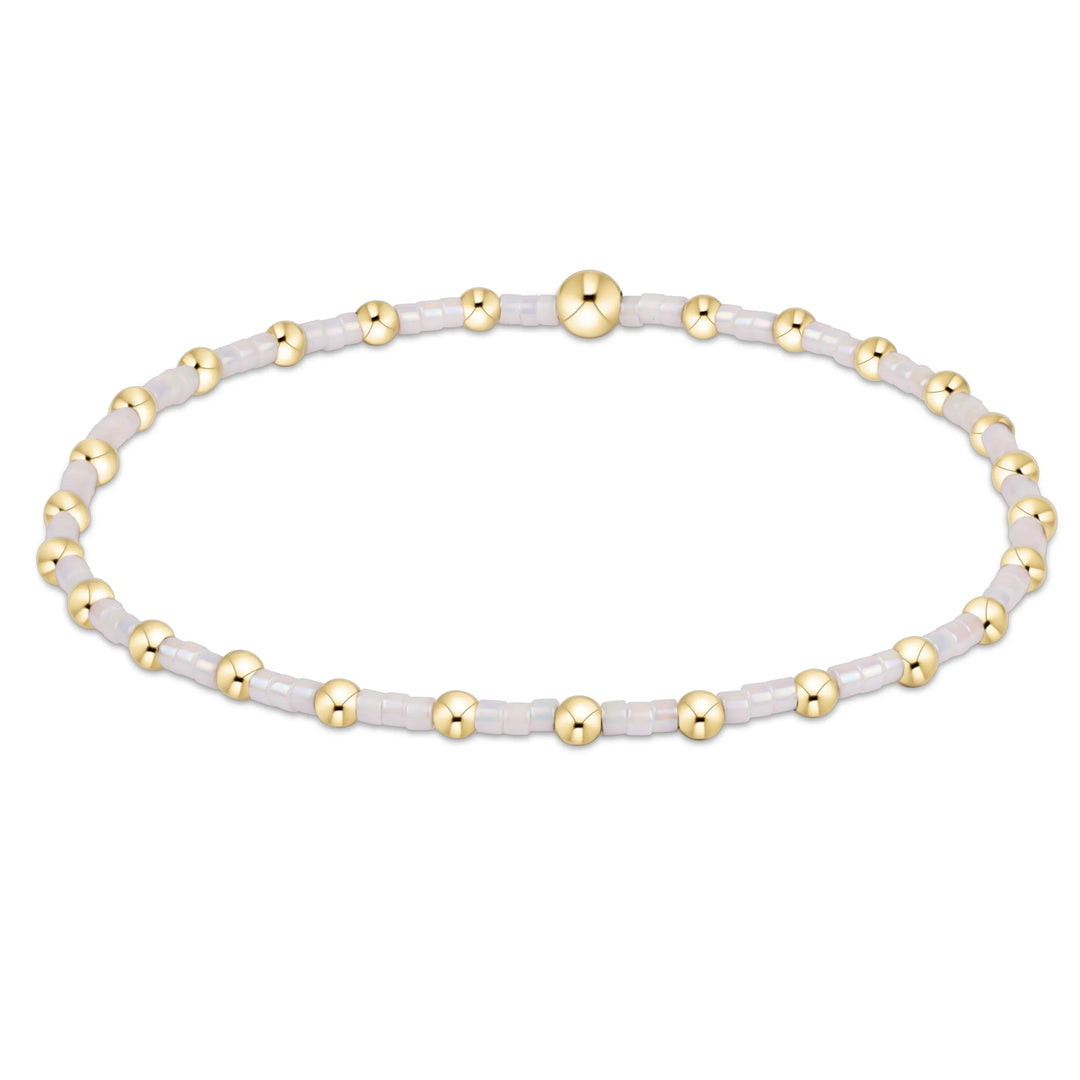 Enewton Hope Sincerity bracelet in silky white, delicate jewelry piece with elegant design and refined finish.