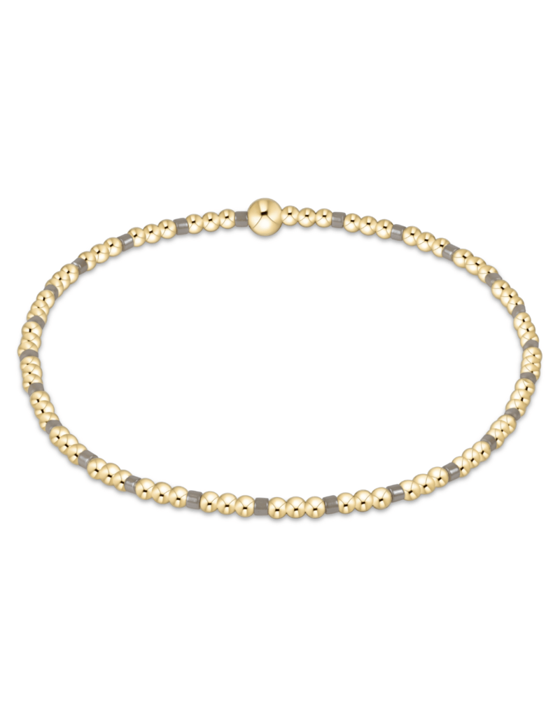 enewton Bracelet Hope Sincerity Pattern 2mm Bead Bracelet - Milkshake