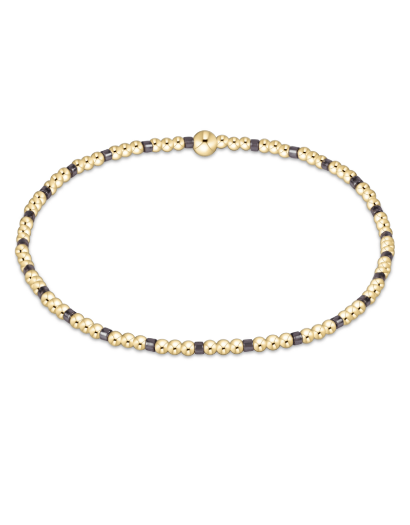 enewton Bracelet Hope Sincerity Pattern 2mm Bead Bracelet - Taupe with a Twist