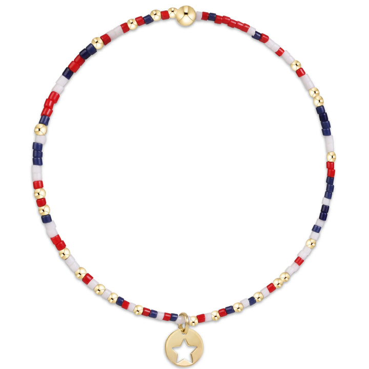enewton Bracelet Hope Unwritten Bracelet - Firecracker - Star Small Gold Disc