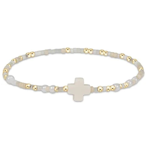 enewton Bracelet Hope Unwritten Signature Cross Bracelet - Call Me On My Shellphone