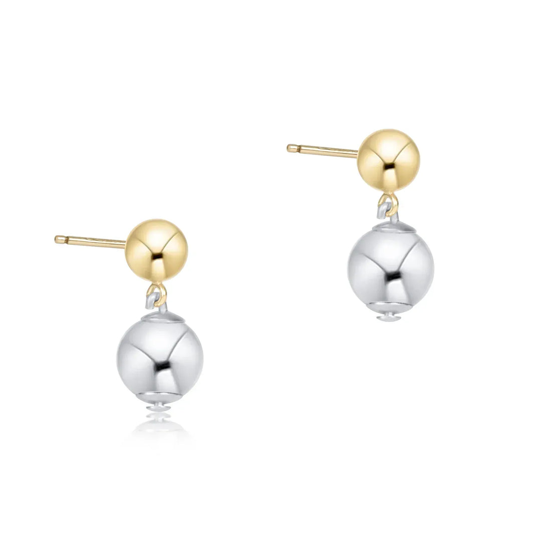 enewton Earrings Classic 10mm Ball Drop Stud - Mixed Metal