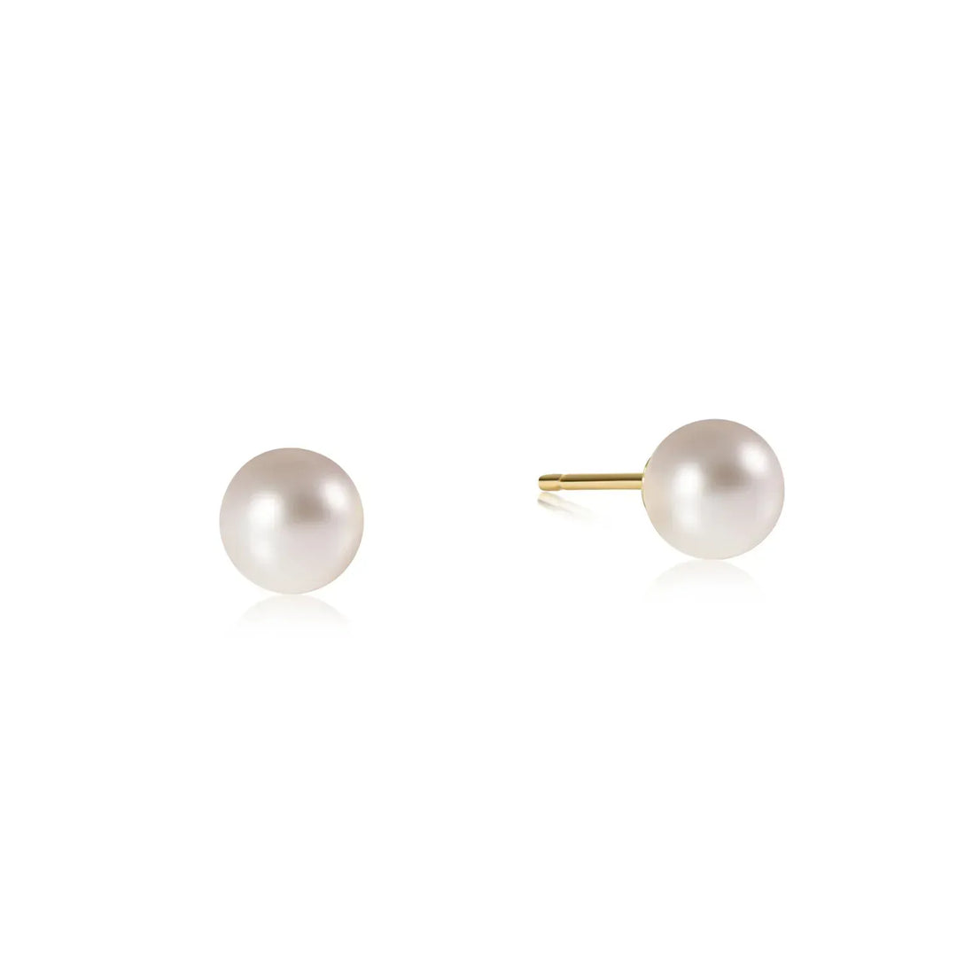 enewton Earrings Classic 6mm Ball Stud - Pearl