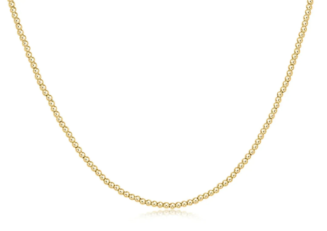 enewton Necklace Choker Classic Gold 2mm Bead
