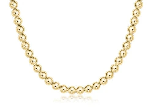 enewton Necklace Choker Classic Gold 6mm Bead