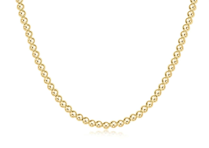 enewton Necklace Choker Classic Gold 7mm Bead