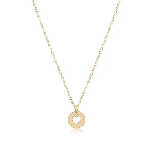 enewton Necklace Love Small Gold Disc - 16" Necklace Gold