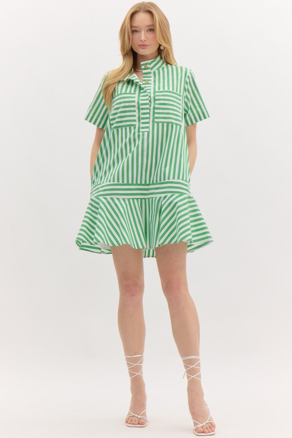 Entro Dress Avery Striped Dress